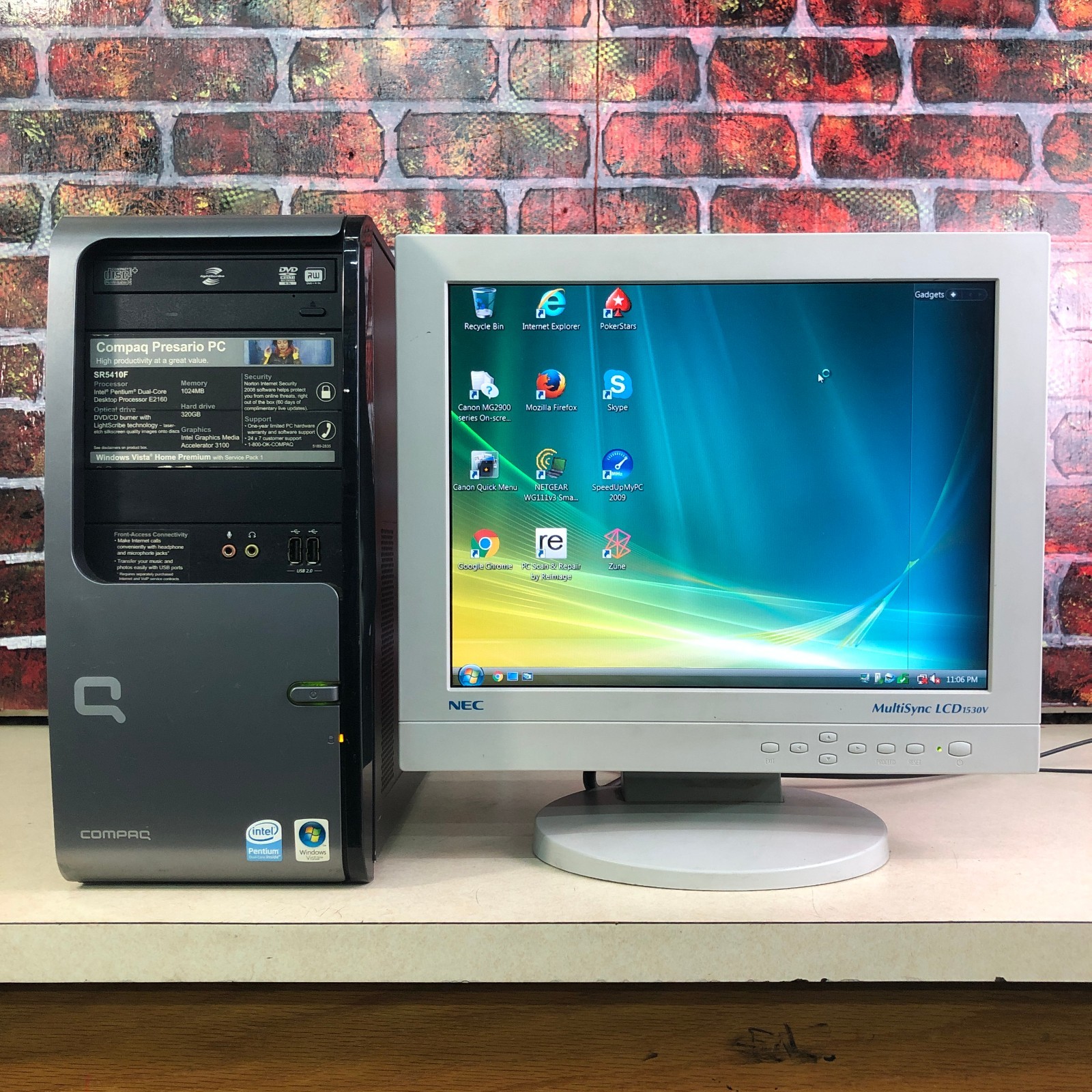 Compaq Presario PC Retro Gaming Pentium D 1.80GHz 1GB RAM (Windows Vista)