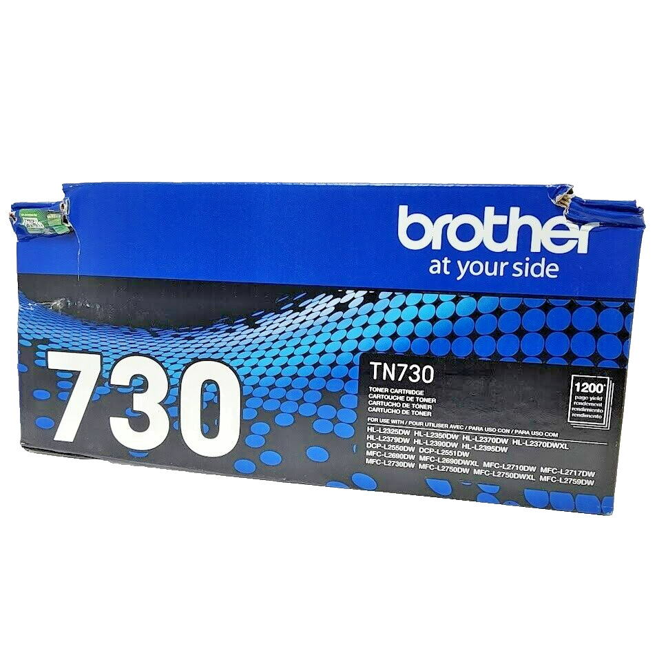 Brother Genuine TN730 Printer Toner Cartridge (Black)