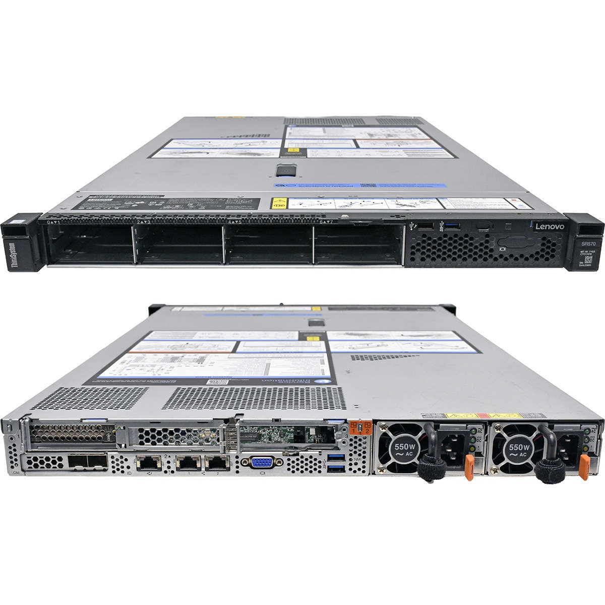 Lenovo ThinkSystem SR570 2U Server No CPU 0GB RAM 2xHS RAID 930-8i 8x SFF 2.5