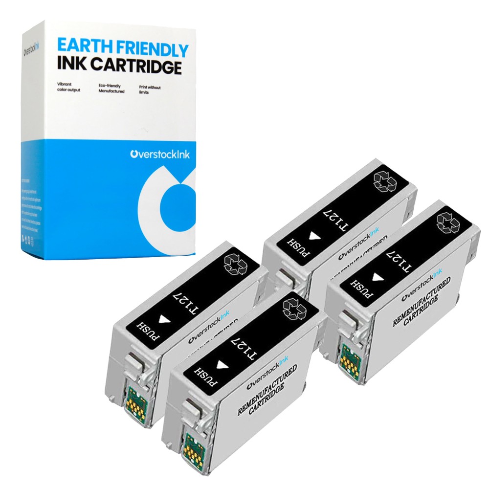 4X Compatible OSI T127120 Ink Cartridges for Epson WorkForce 845 WF-3520 WF-3530