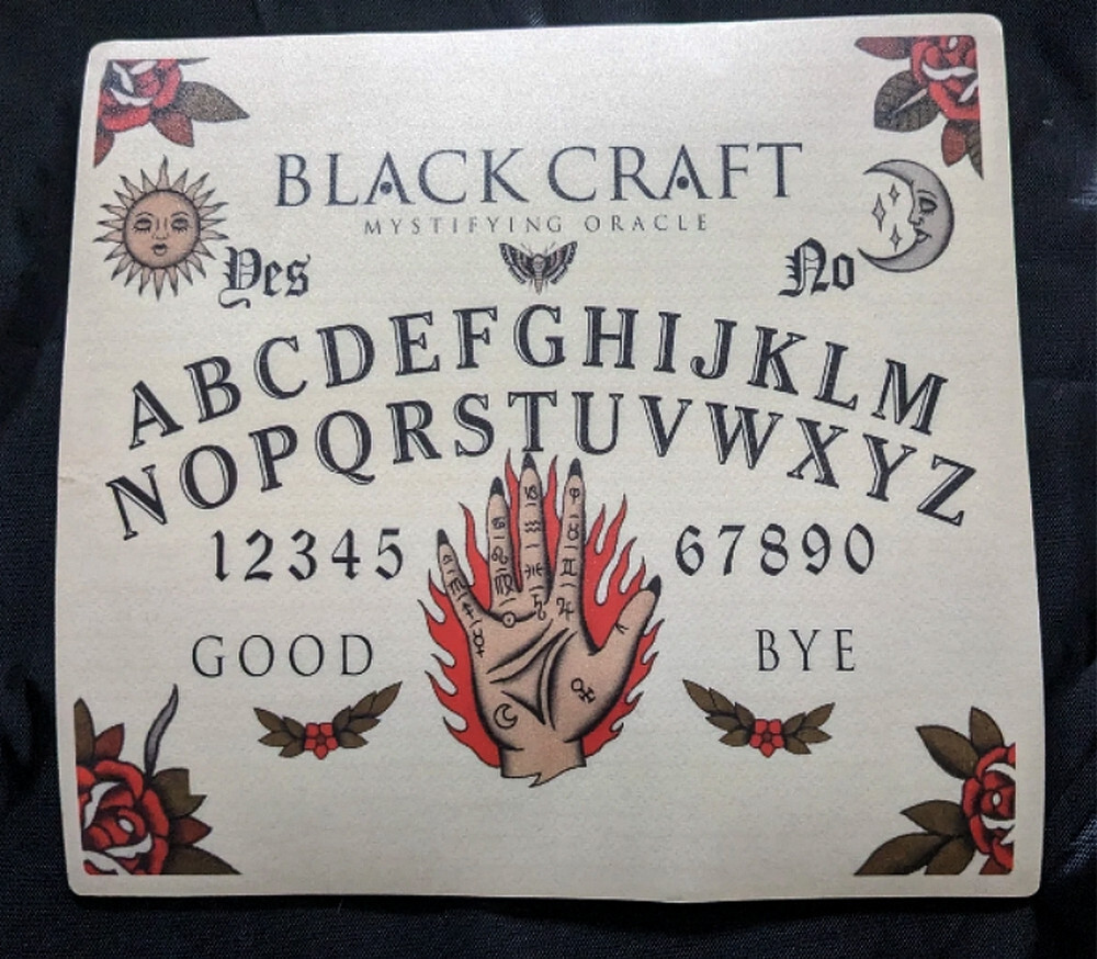 BlackCraft Cult Ouija Board Mouse Pad Non-Slip Mousepad Goth Emo Tattoo Magic