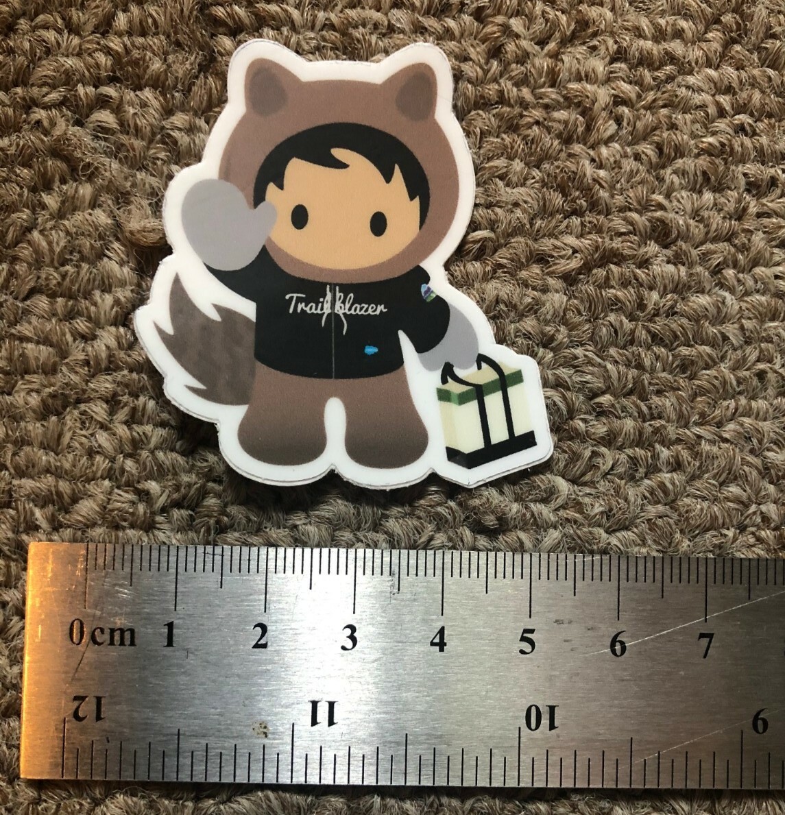 Rare Salesforce Astro "Blaze Your Trail"w/ Bag  Sticker 