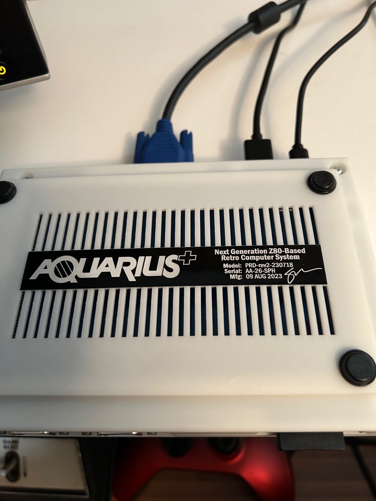 Aquarius Computer Modern 8Bit Z80 Based Computer System Signature Editio G2U