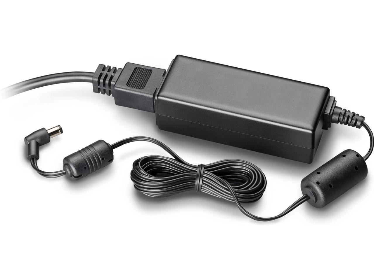 HP Poly Voice Poly 25W Power Supply Black  120 V AC Input  48 V DC Output 25 W M