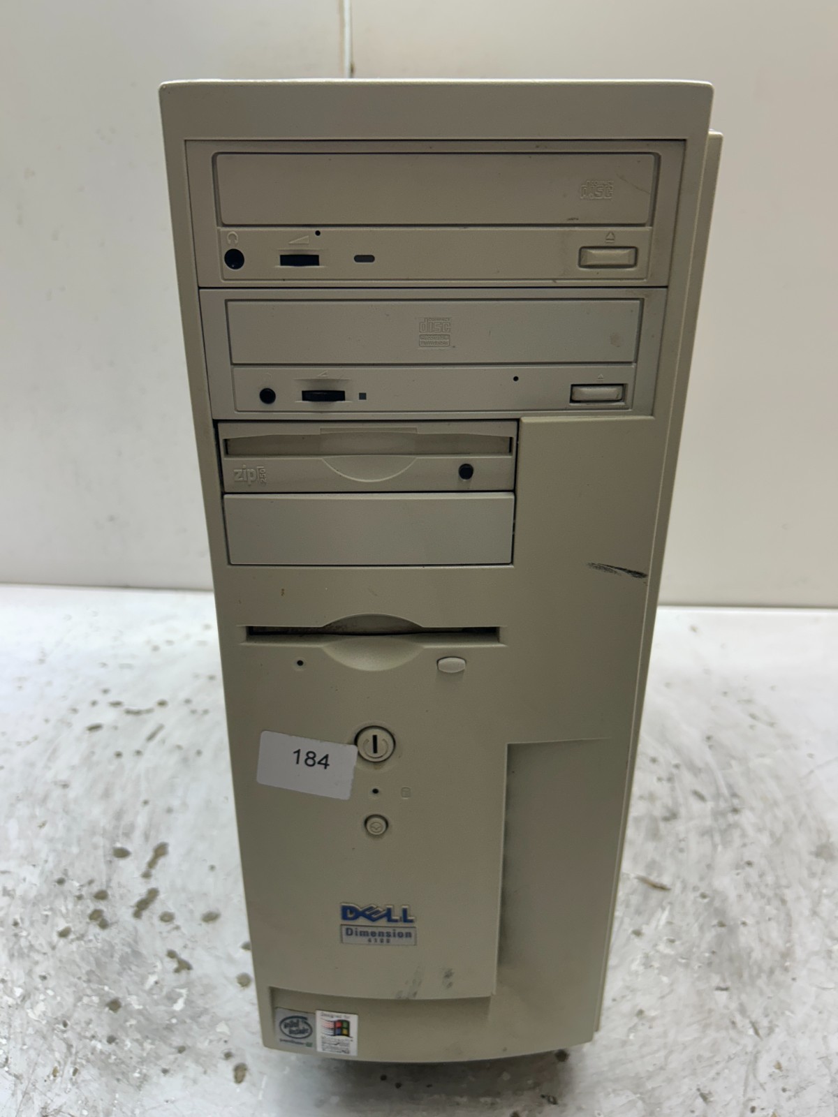 Dell Dimension 4100 Intel Pentium III 1GHz 128MB NO HDD