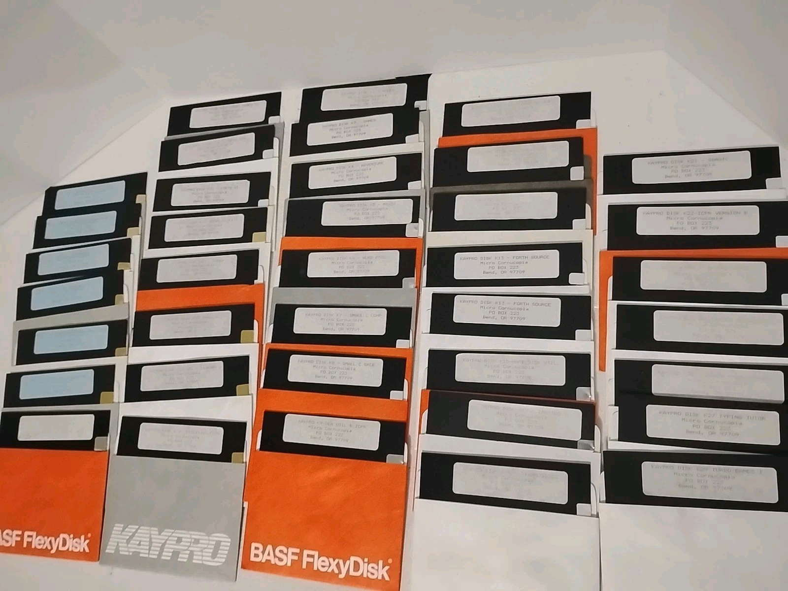 Kaypro CP/M Software Archive Microcornicopia Lot -  Utilities, Games, OS, Tools