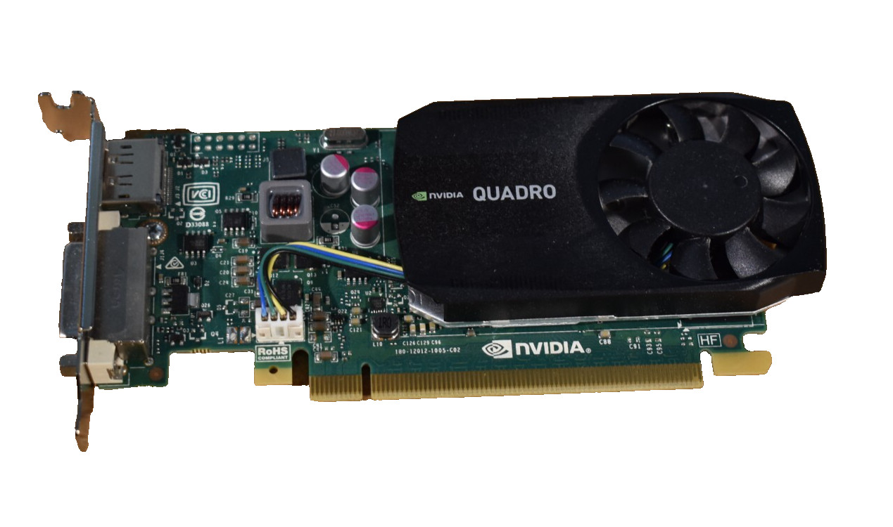 NVIDIA Quadro K620 2GB PCI-E DVI DisplayPort Low Profile Graphics Card