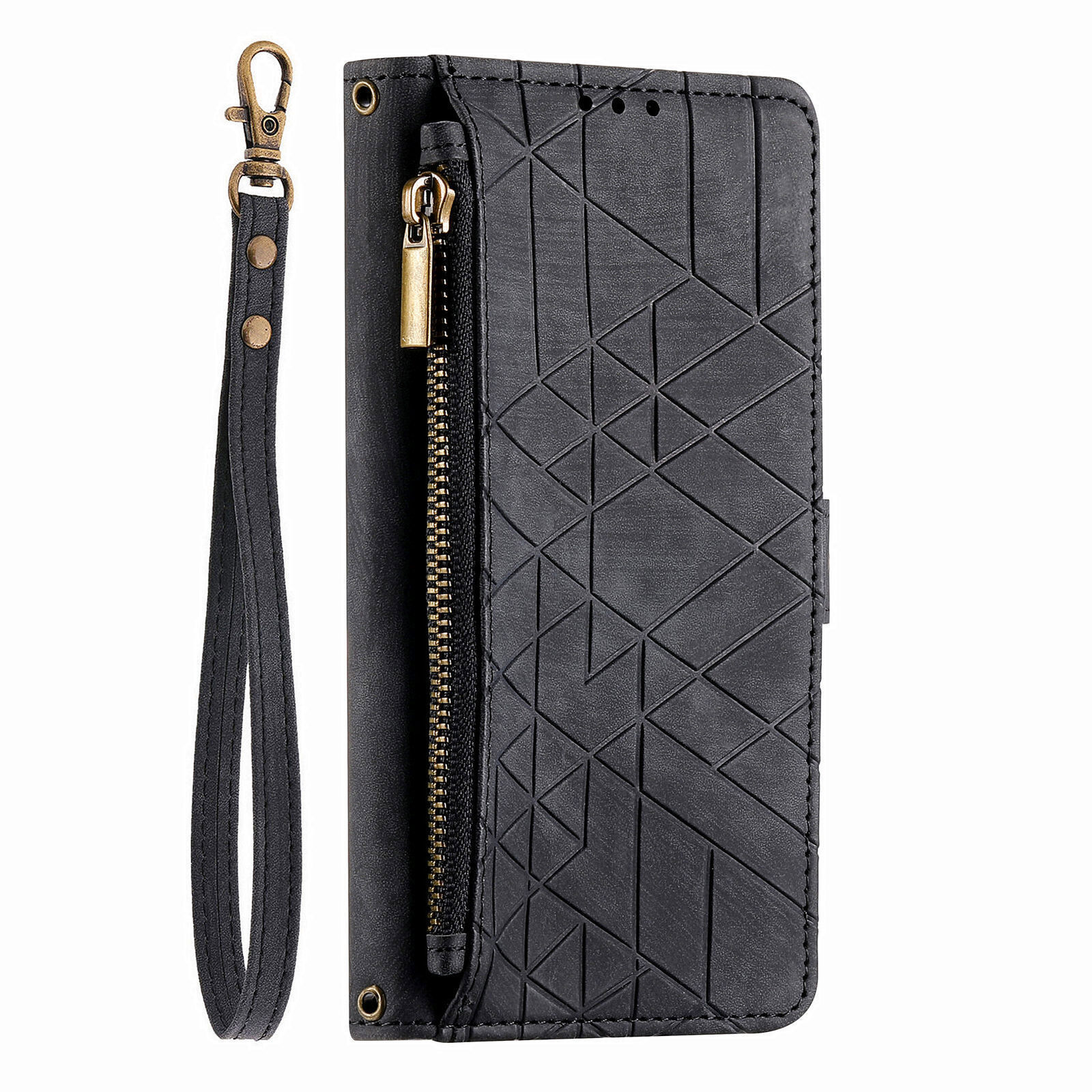 Zipper Leather Wallet Cover Case For Honor 600 400 200 100 90 70 X70 Magic 7 8