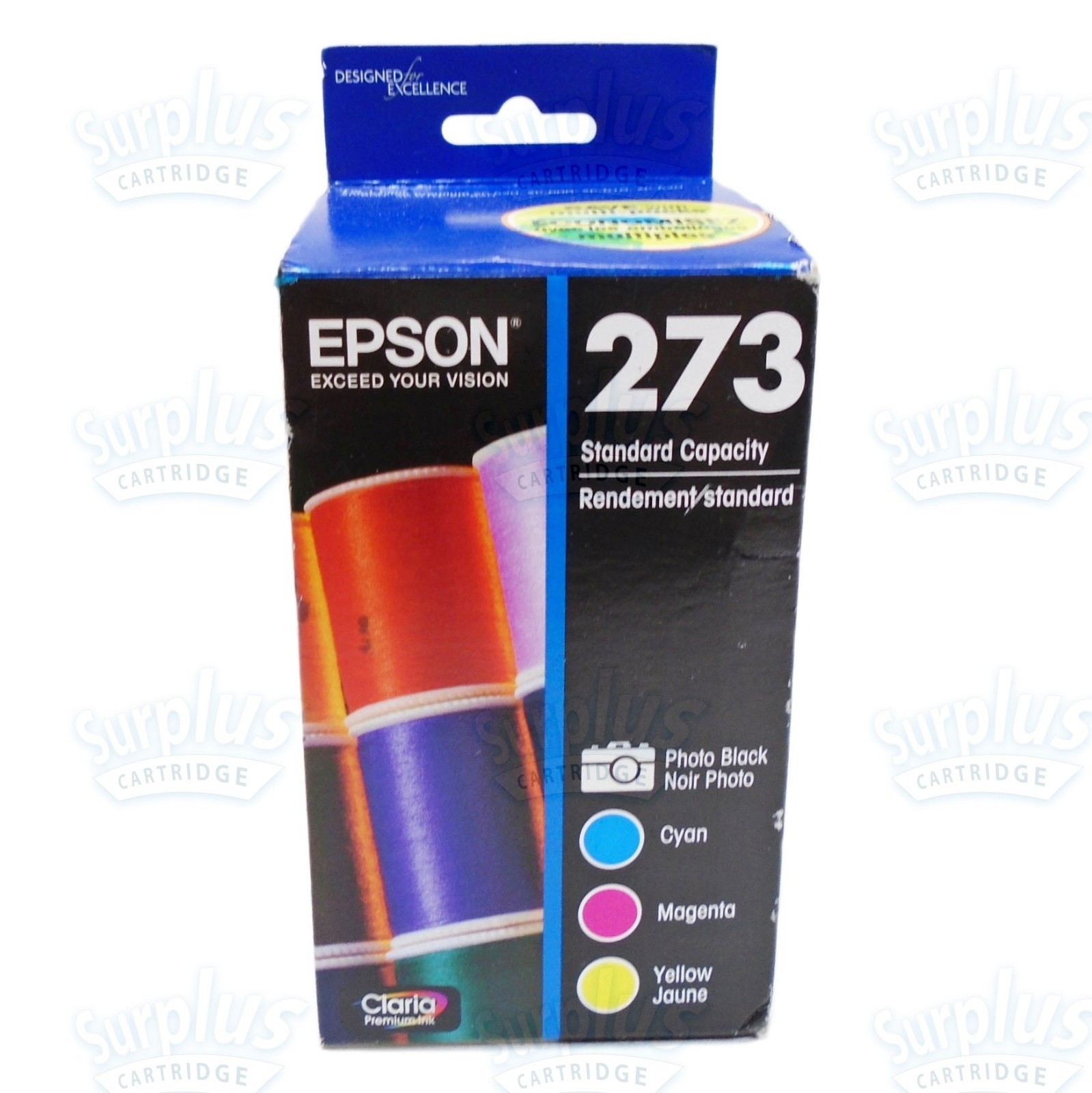4 Genuine Epson 273 PHOTO Black/Color Ink XP610 XP800 XP810 XP820 (NOT Initial)