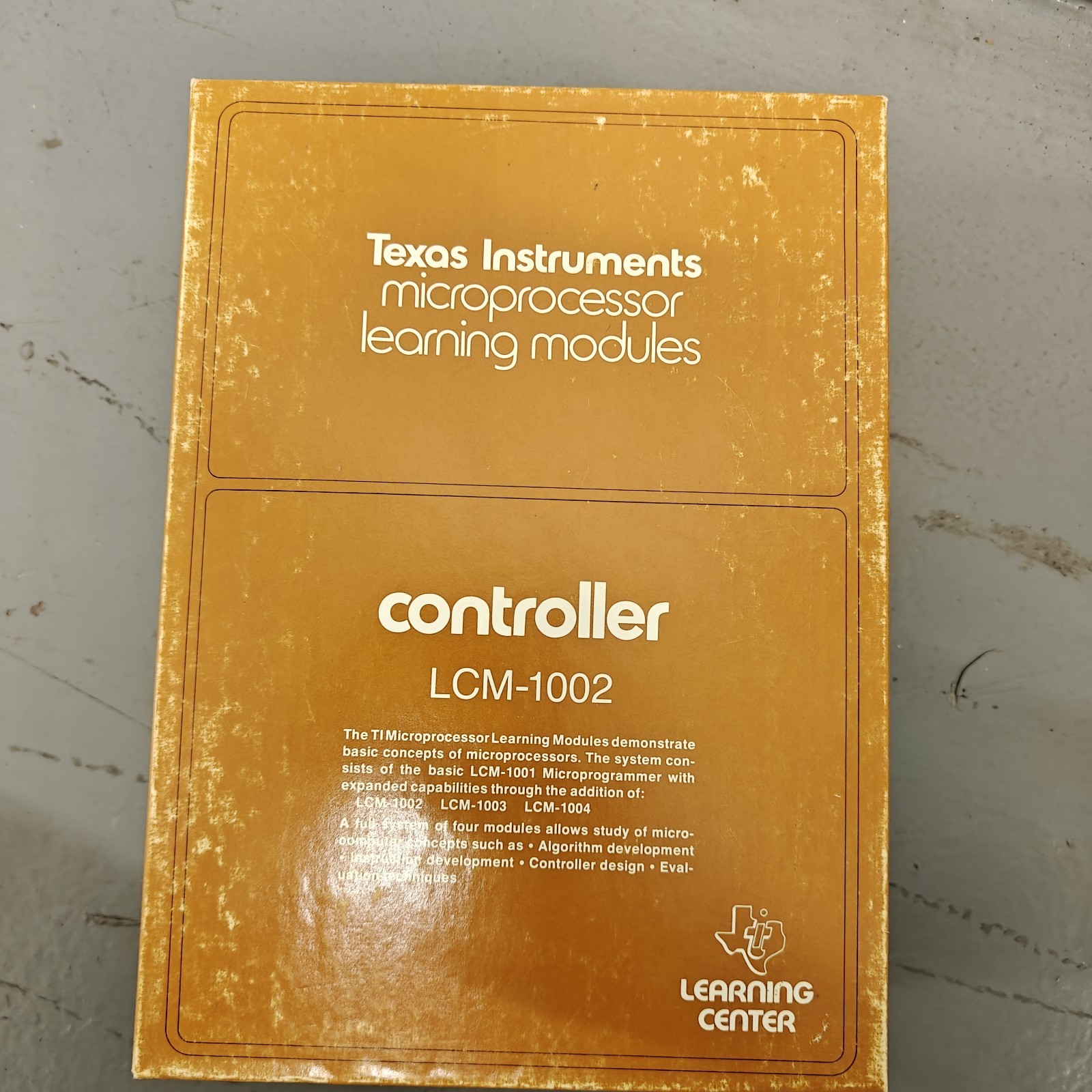 Vintage Texas Instruments LCM-1002 Controller Learning Module w/ Box Untested