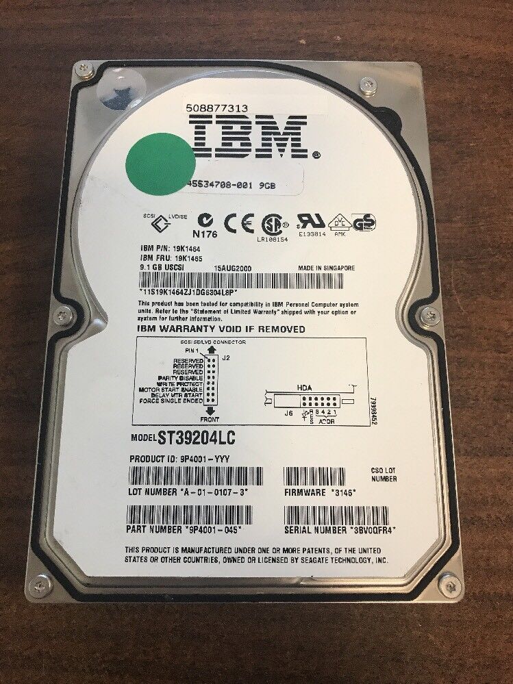 IBM ST39204LC 9.1GB 3.5