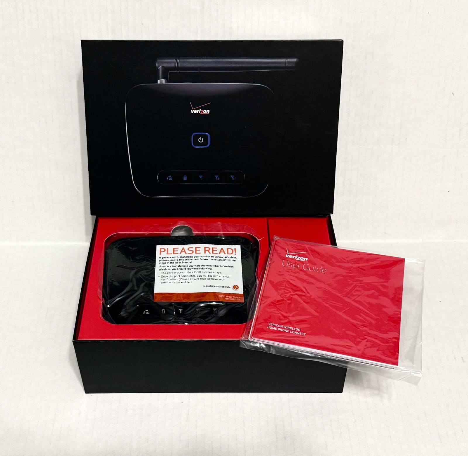 Verizon Wireless Home Phone Connect System – Model F256VW w/ Battery & Manuals