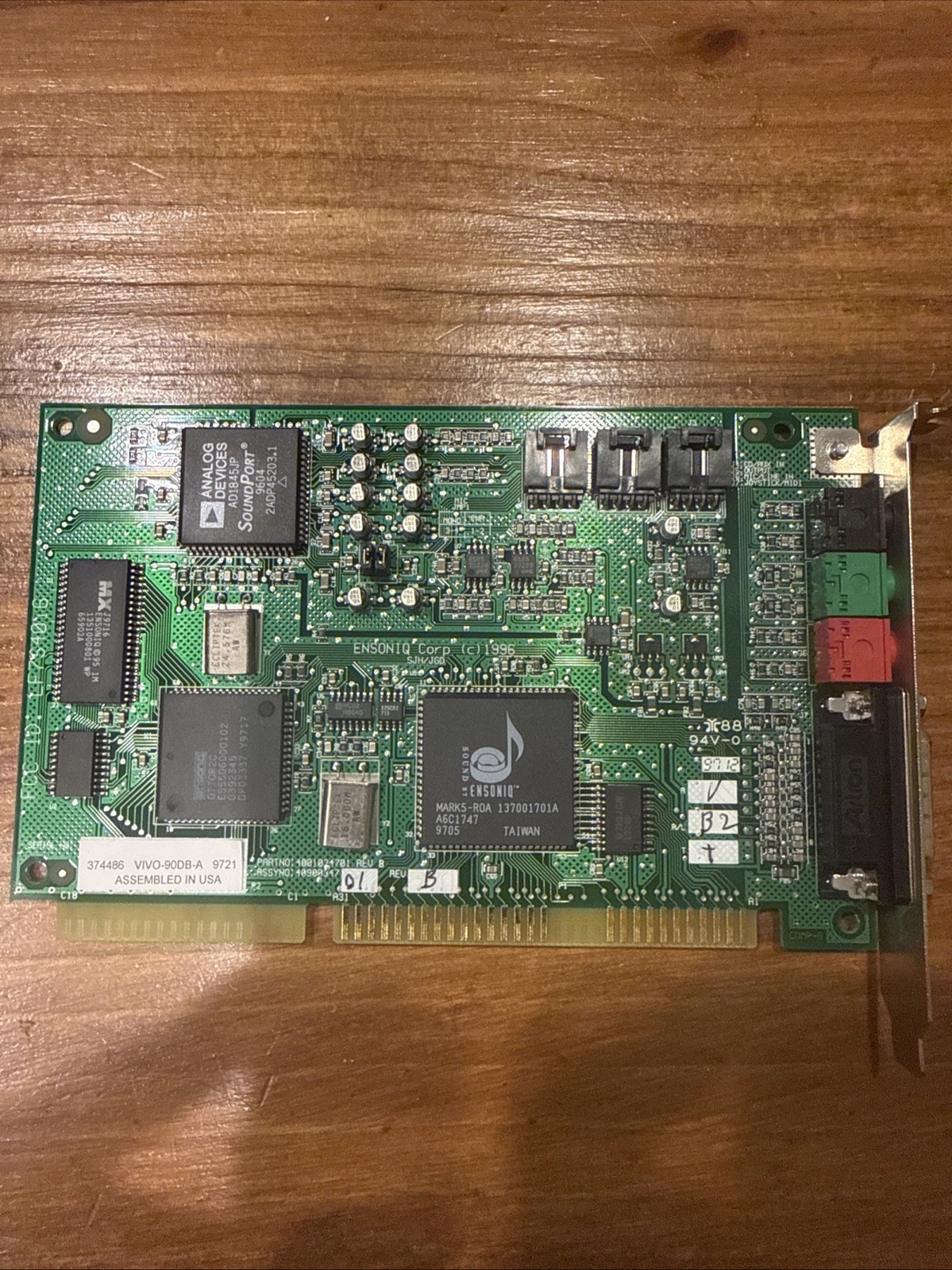 Ensoniq Soundscape VIVO 90 ISA Sound Card - Vintage Audio Card