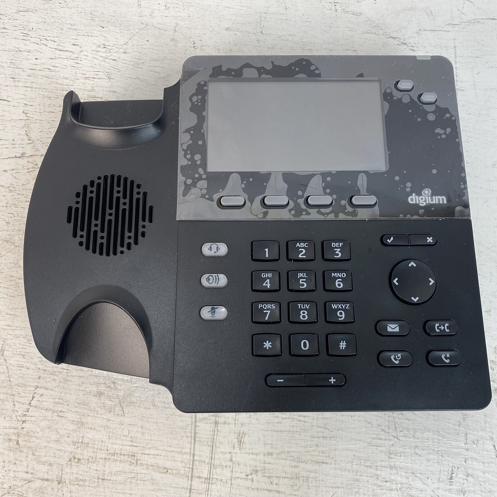 Digium D62 Gigabit IP Phone (1TELD062LF) - Main Unit Only, No cord, No Handset.