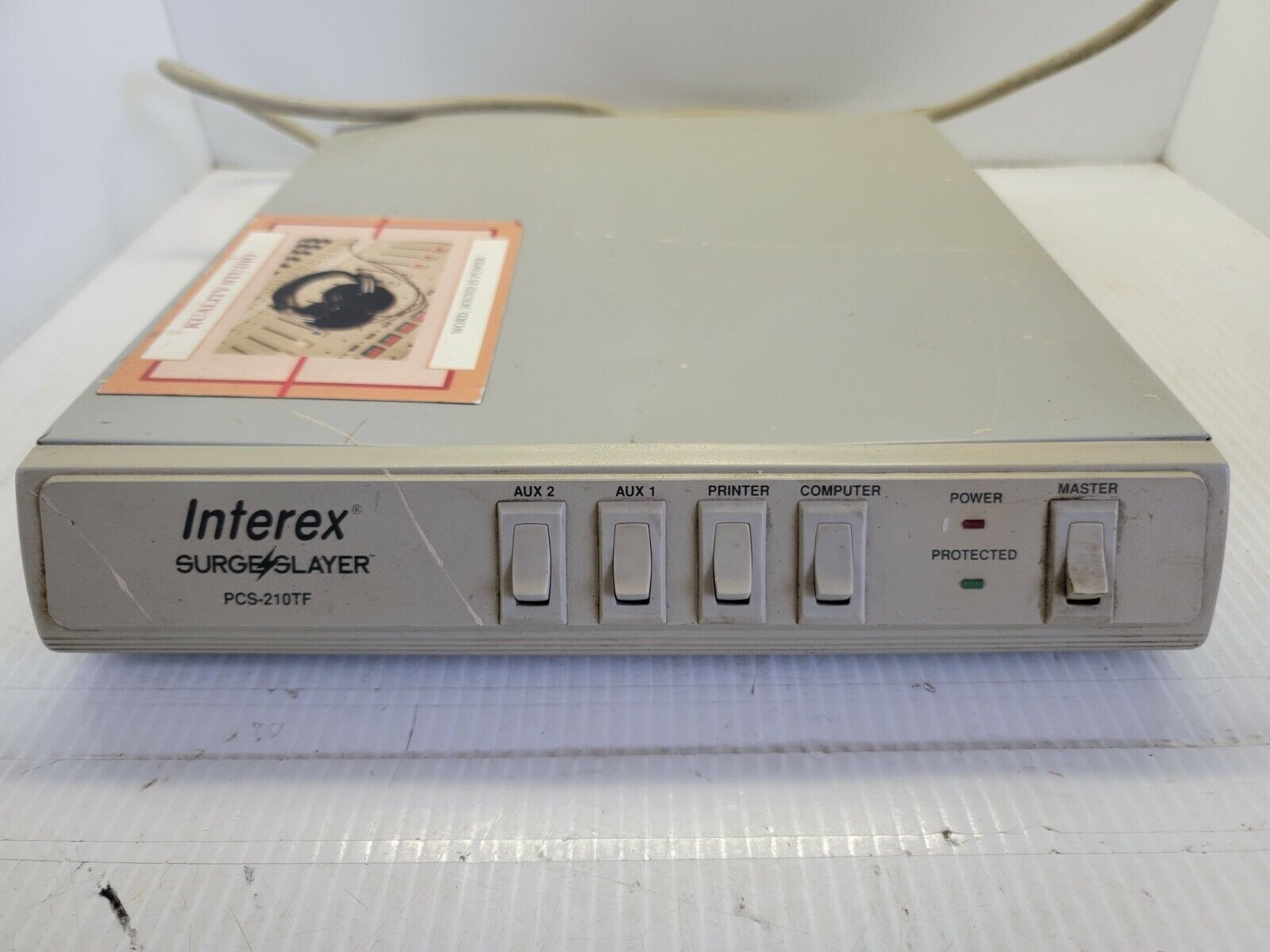 Interex PCS-210TF Surge Slayer 5 Outlet Power Transient Voltage Surge Suppressor