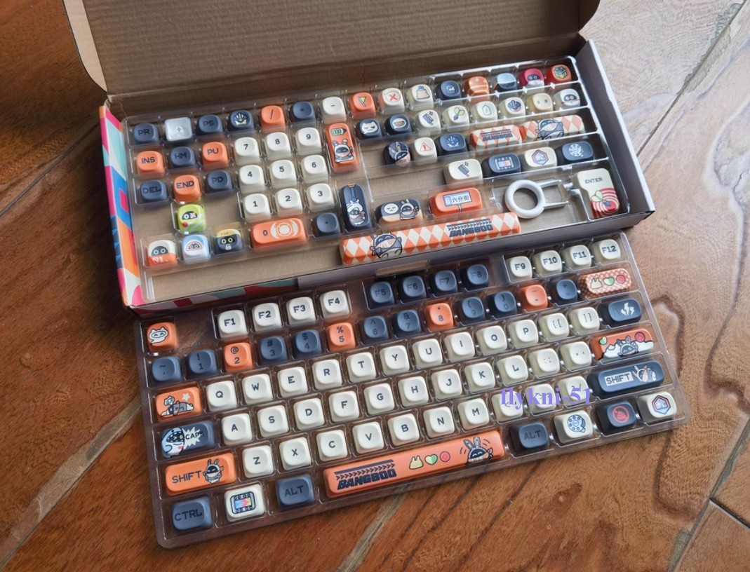 ZZZ Zenless Zone Zero The Bangboo 133 Keycaps MOA PBT for Cherry MX Keyboard