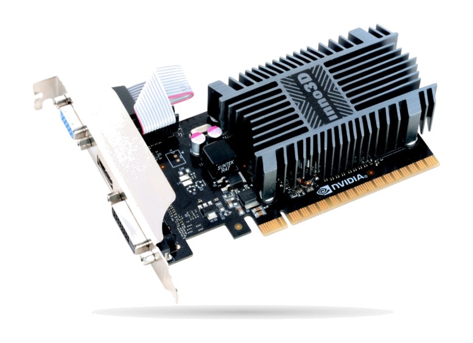 GEFORCE-GT 710 2GB DDR3 N710-1SDV-E3BX Passive Cooled Graphics Card