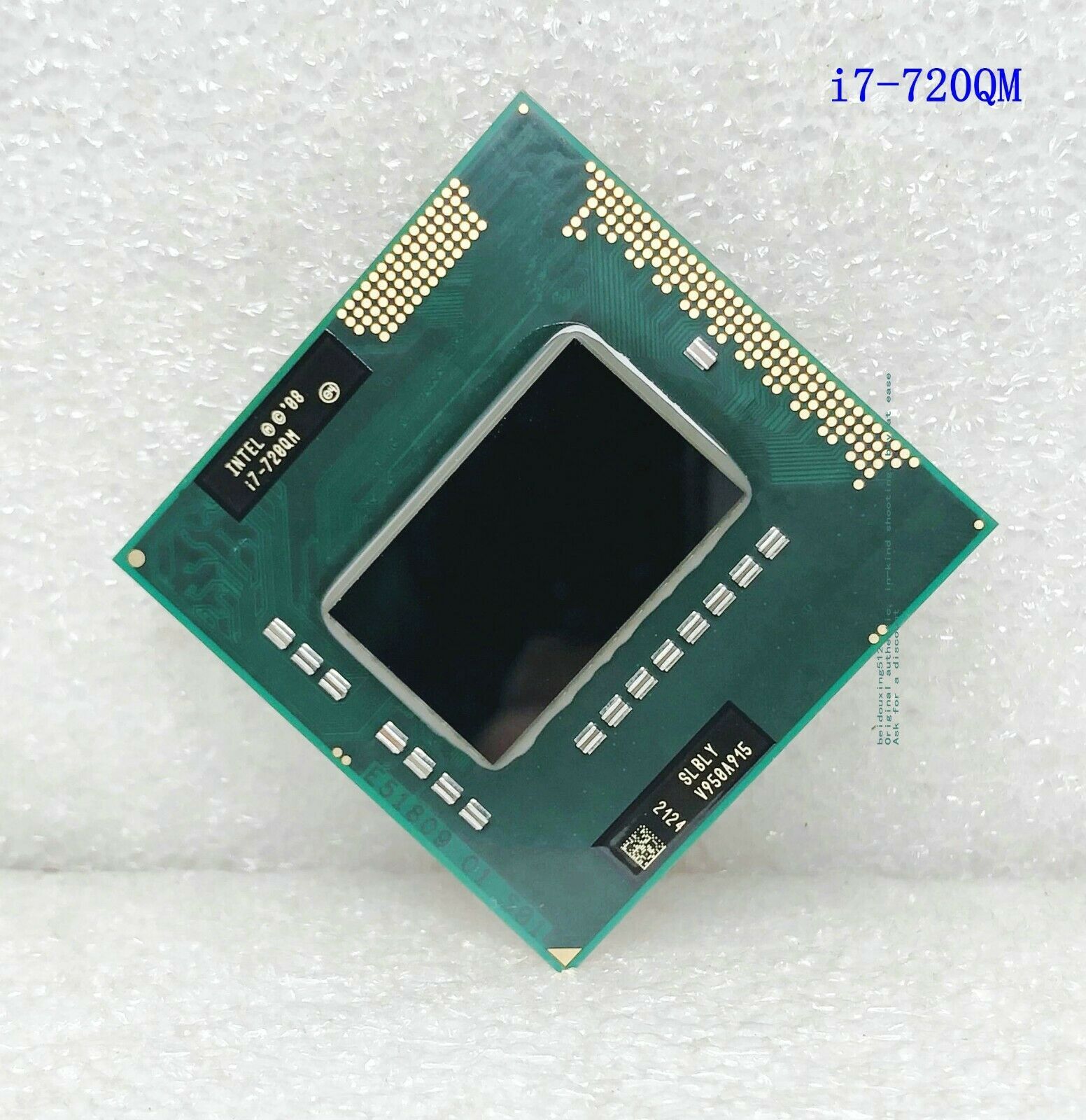 Intel Core i7-720QM LAPTOP CPU (only supports independent graphics computer)