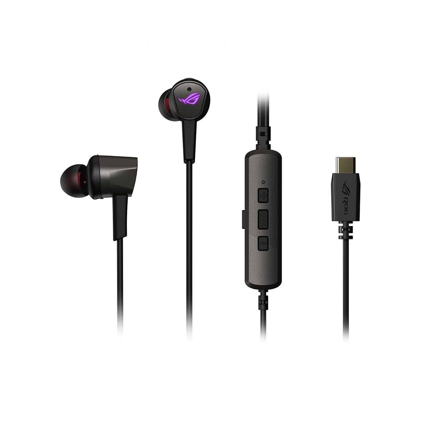 ASUS ROG Cetra II in-Ear Gaming Headphones | Earbuds, Microphone, ANC, USB-C,