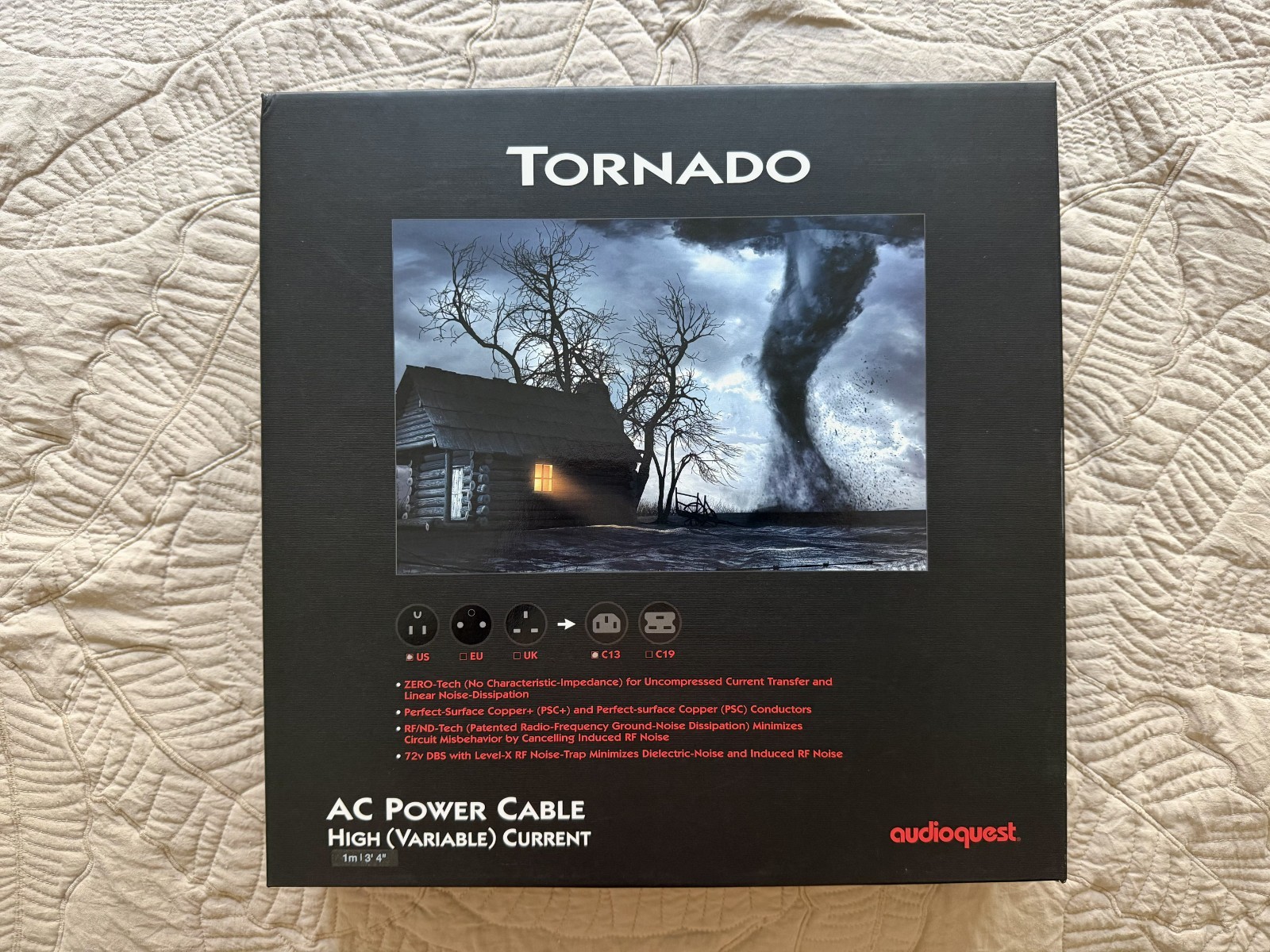 Audioquest Tornado AC Power Cable 1m