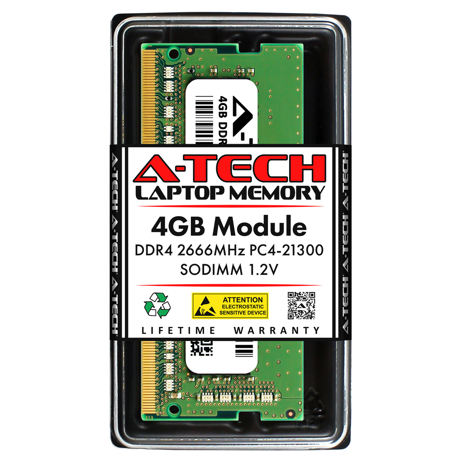4GB DDR4-2666 ASRock 4X4 BOX-R1000V Memory RAM