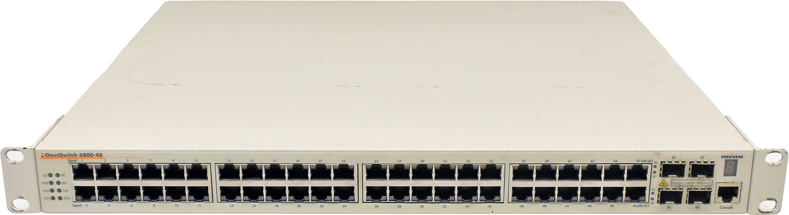 Alcatel OmniSwitch OS6800-48 48-Port RJ-45 Stackable GE Switch 4x 1G SFP