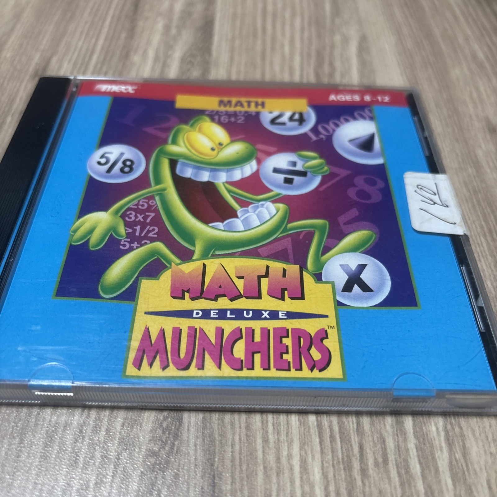 Math Munchers Deluxe Windows Mac MS-DOS PC 1995 CD-ROM Learning Tutoring Game