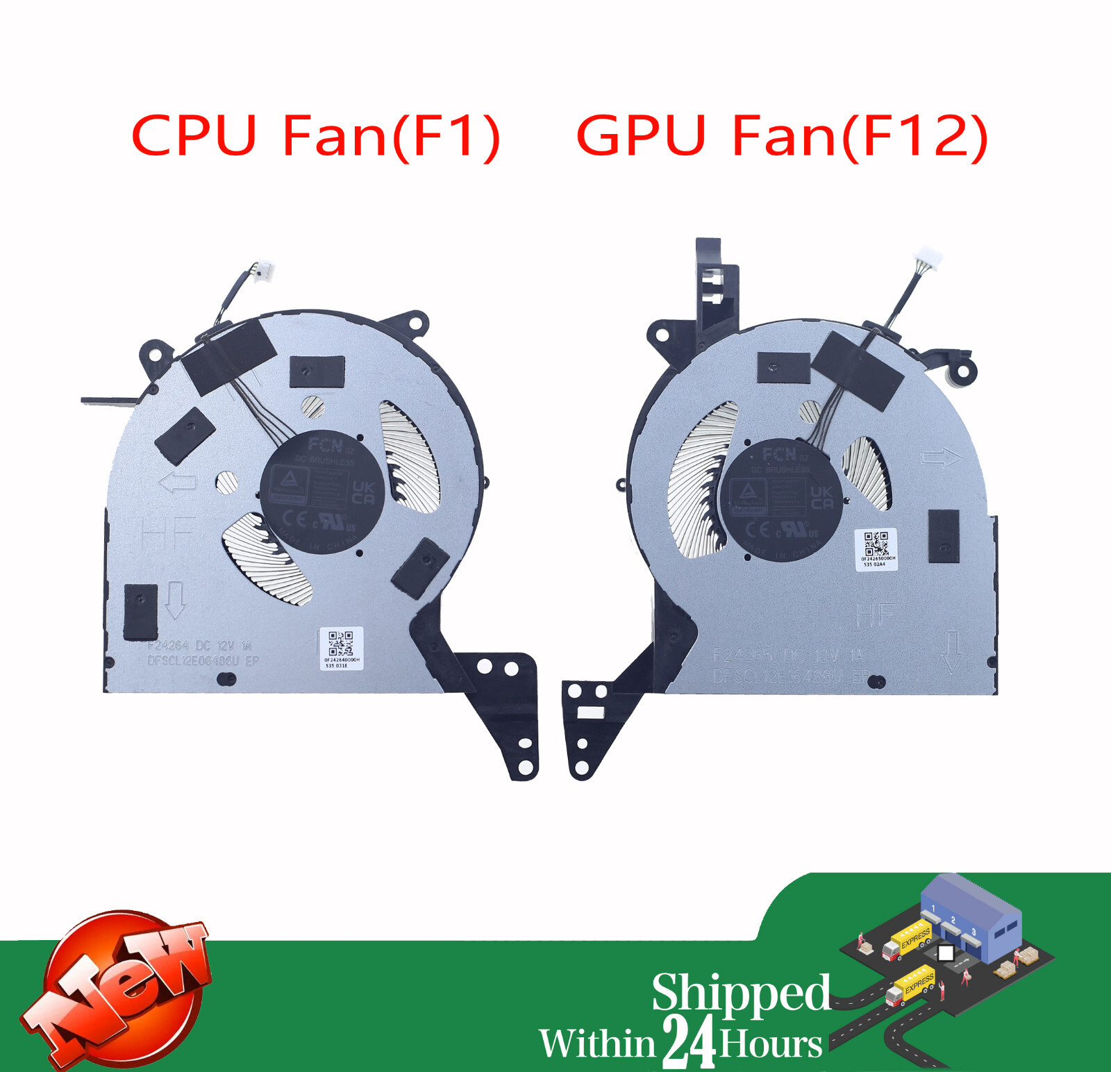Rtx Computer Fan Used Laptop CPU GPU Cooling Fan for Lenovo LEGION R7000P 2025 RTX 5060 ...