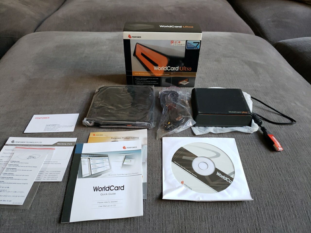 Penpower Worldcard Ultra Color Business Card Scanner