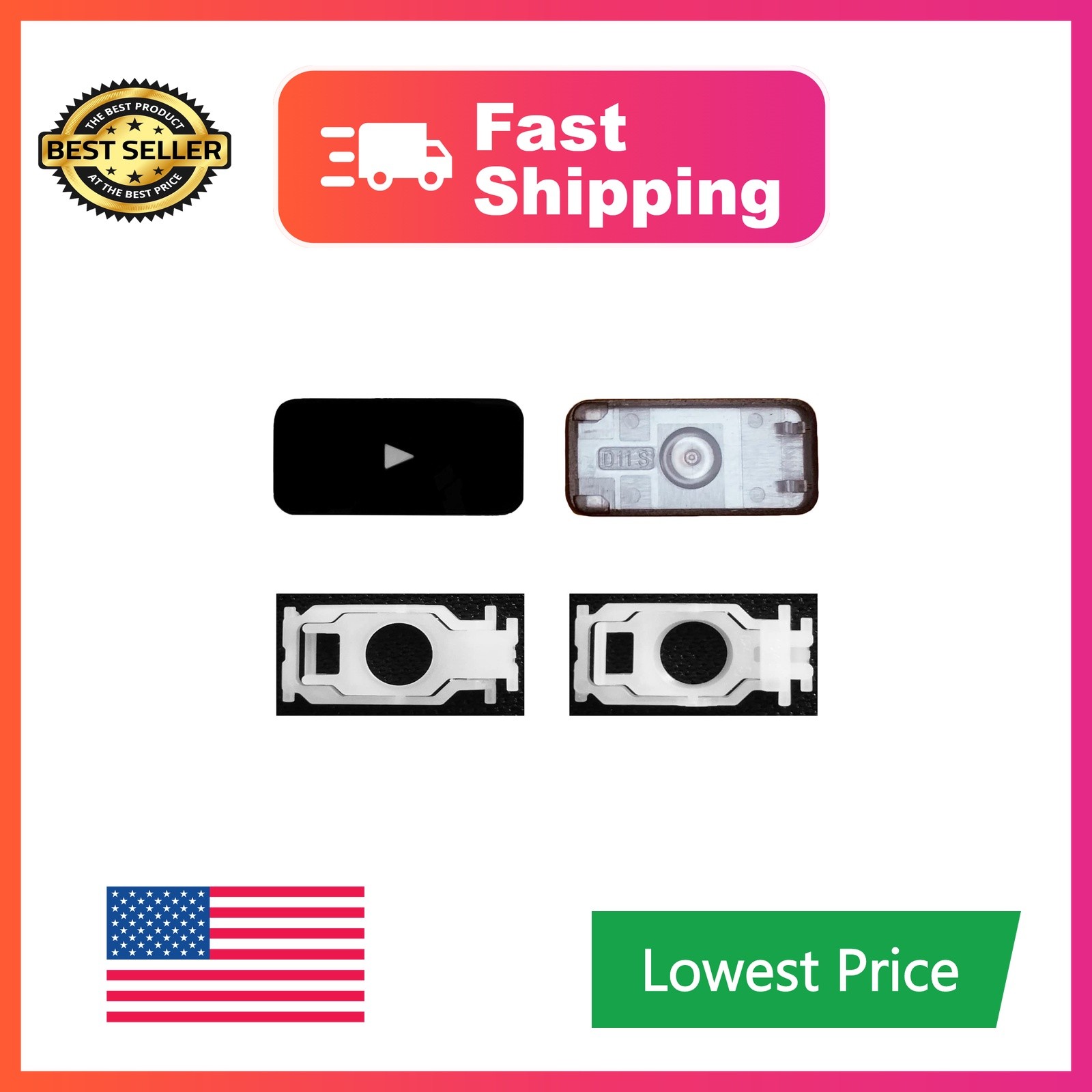 Bfenown Replacement Keycap Key Hinge for MacBook Pro/Air Model A2141 A2442