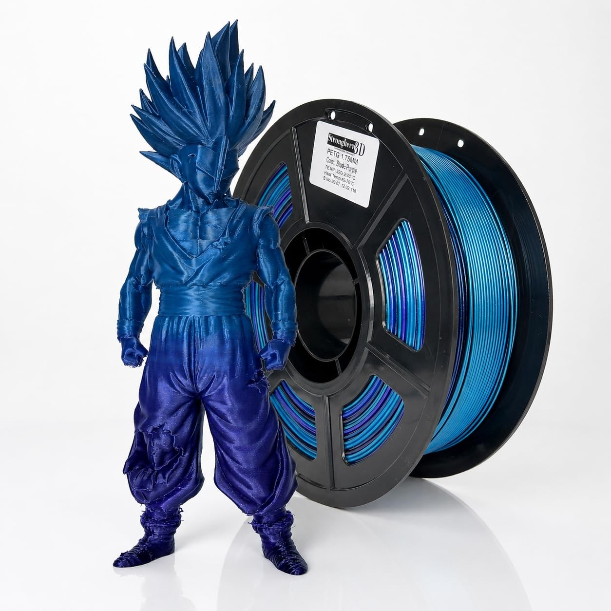 Stronghero3D PETG 3D Printer Filament 1.75mm Purple