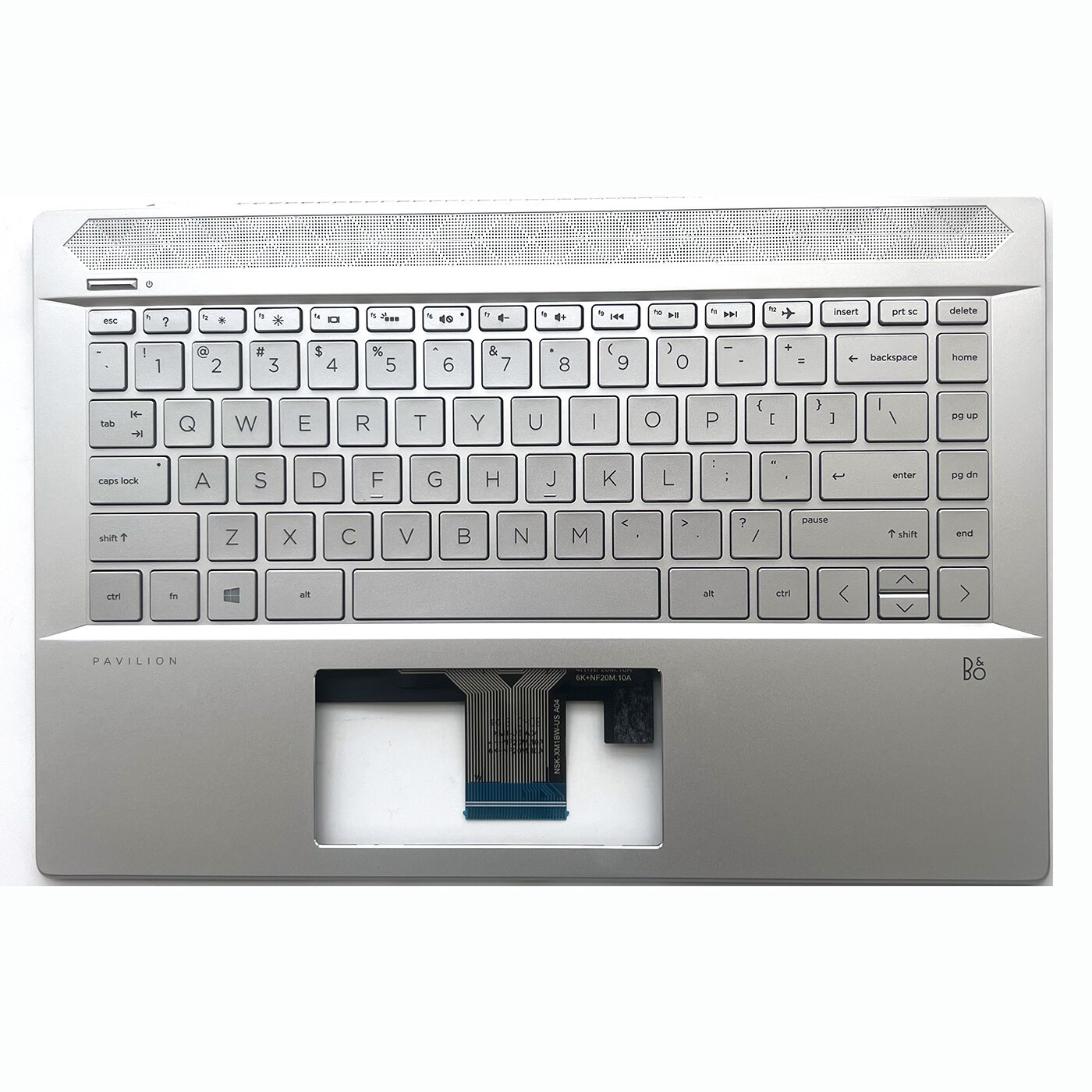 For HP Pavilion 14-CE Series 14" Palmrest Backlit Keyboard L19191-001 