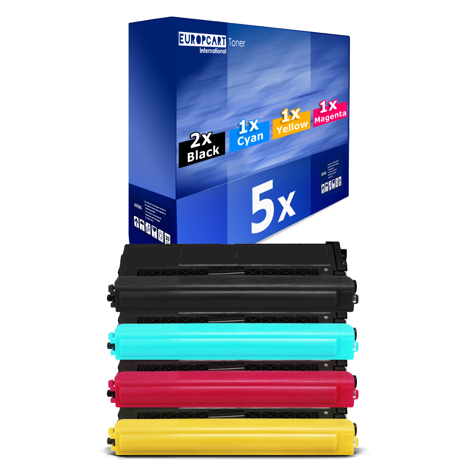 Eurotone Compatible Laser Toner Cartridge 5x for Brother MFC-9560-CDW