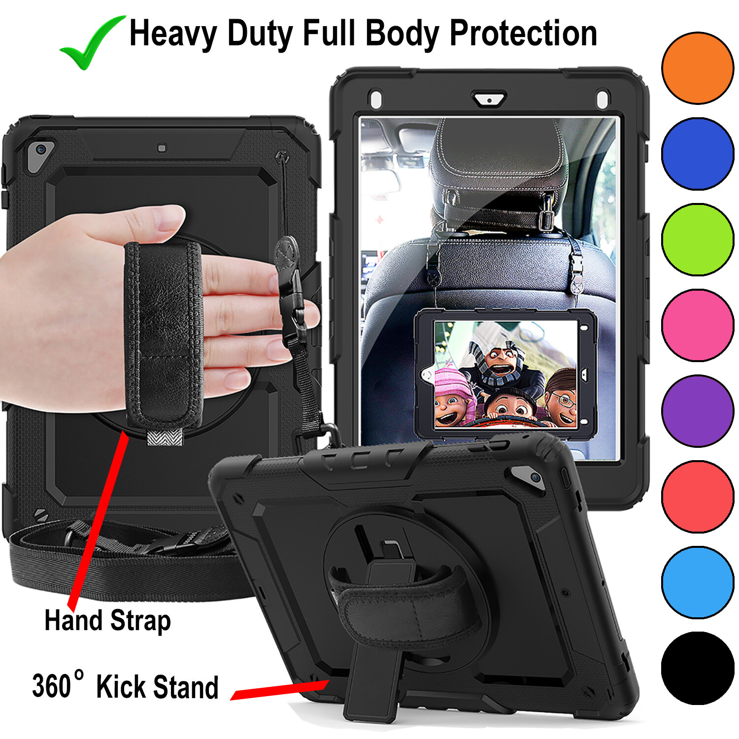DuraSafe Case iPad 9.7" 5 / 6 Gen Air 2 PRO 9.7" PRO 10.5 / Air 3 10.5 Rugged