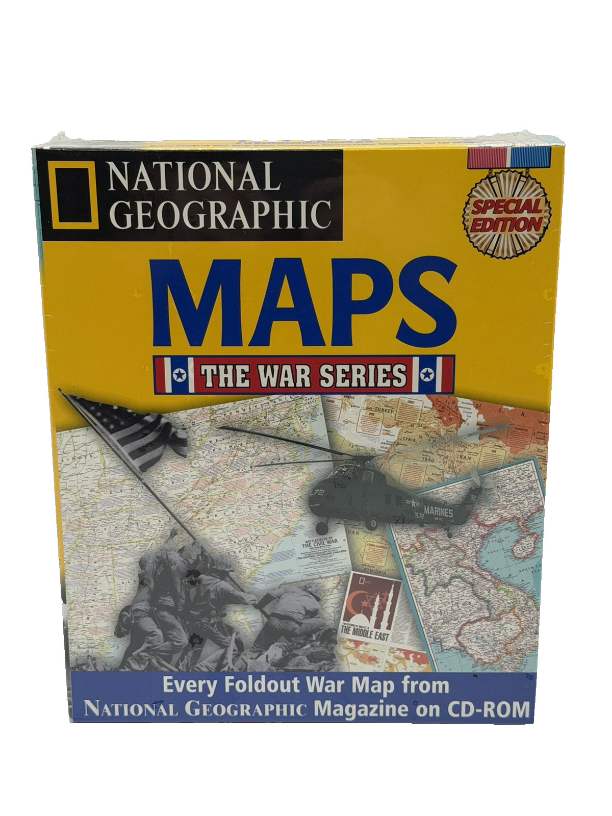 National Geographic Maps The War Series - Special Edition PC CD-ROM New Sealed