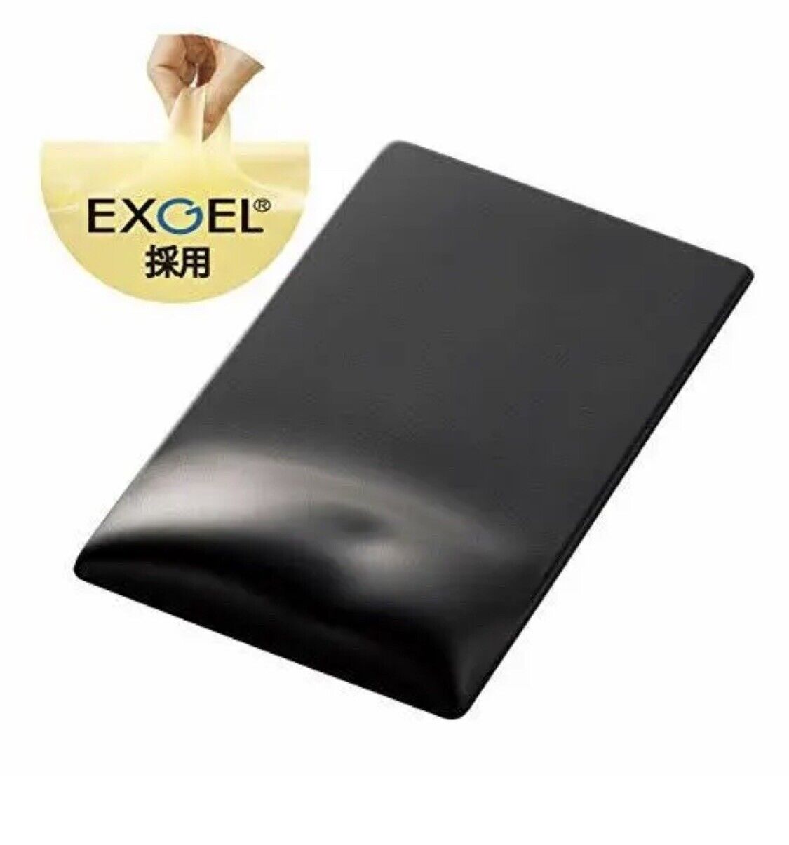Elecom Healthcare Mouse Pad Exogel Gel Black  From Japan MP116