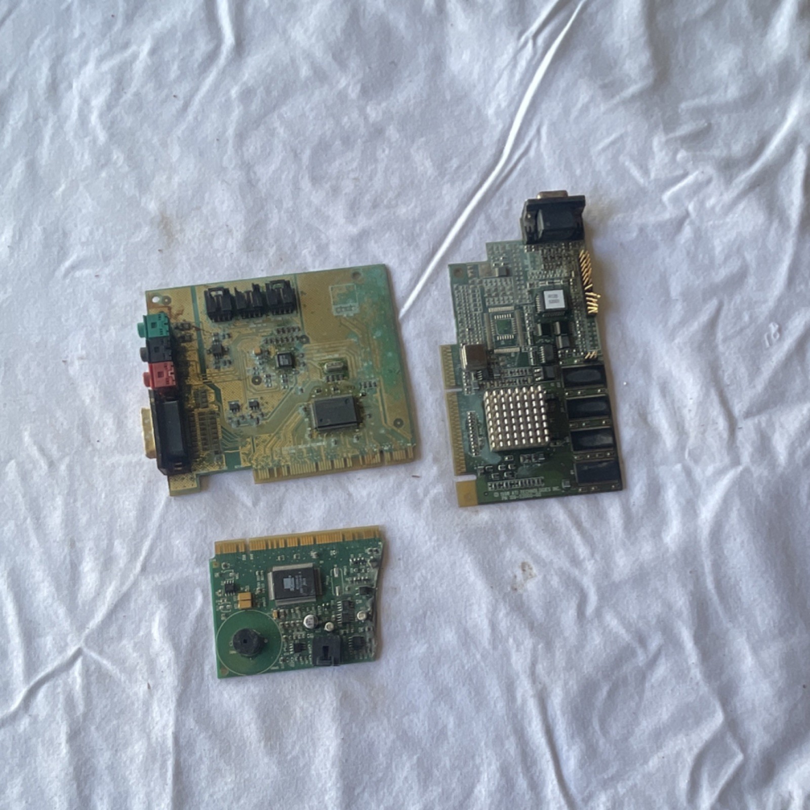 Creative Labs USRobotics ATI Vintage Sound Card Modem Graphics Card Lot