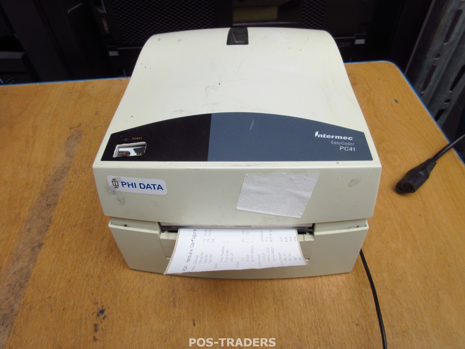 Intermec EasyCoder PC41 Thermal Thermal Label Printer FEED BUTTON MISSING EX PSU