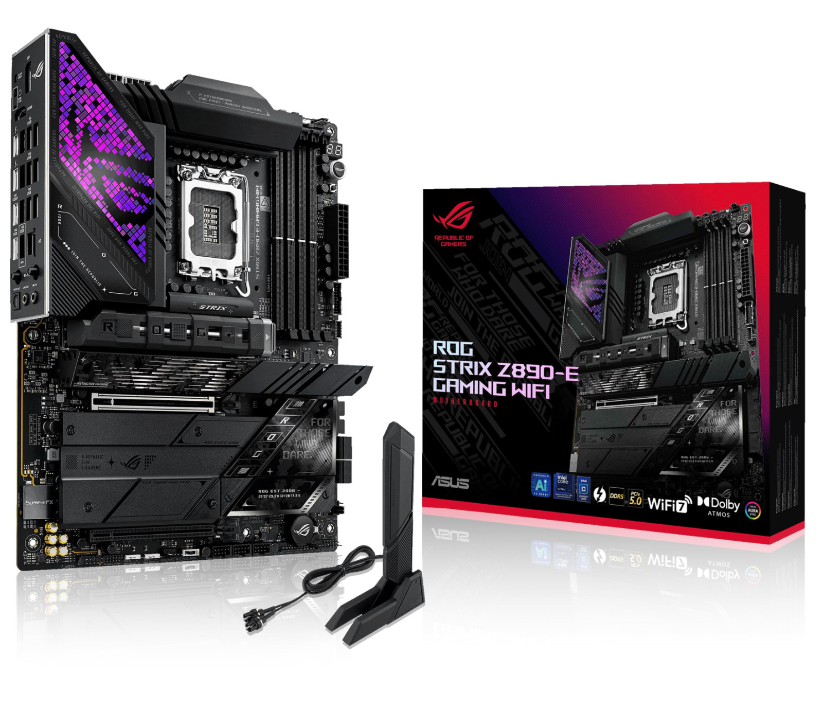 ASUS ROG STRIX Z890-E GAMING WIFI LGA 1851 ATX motherboard-NEW SEALED
