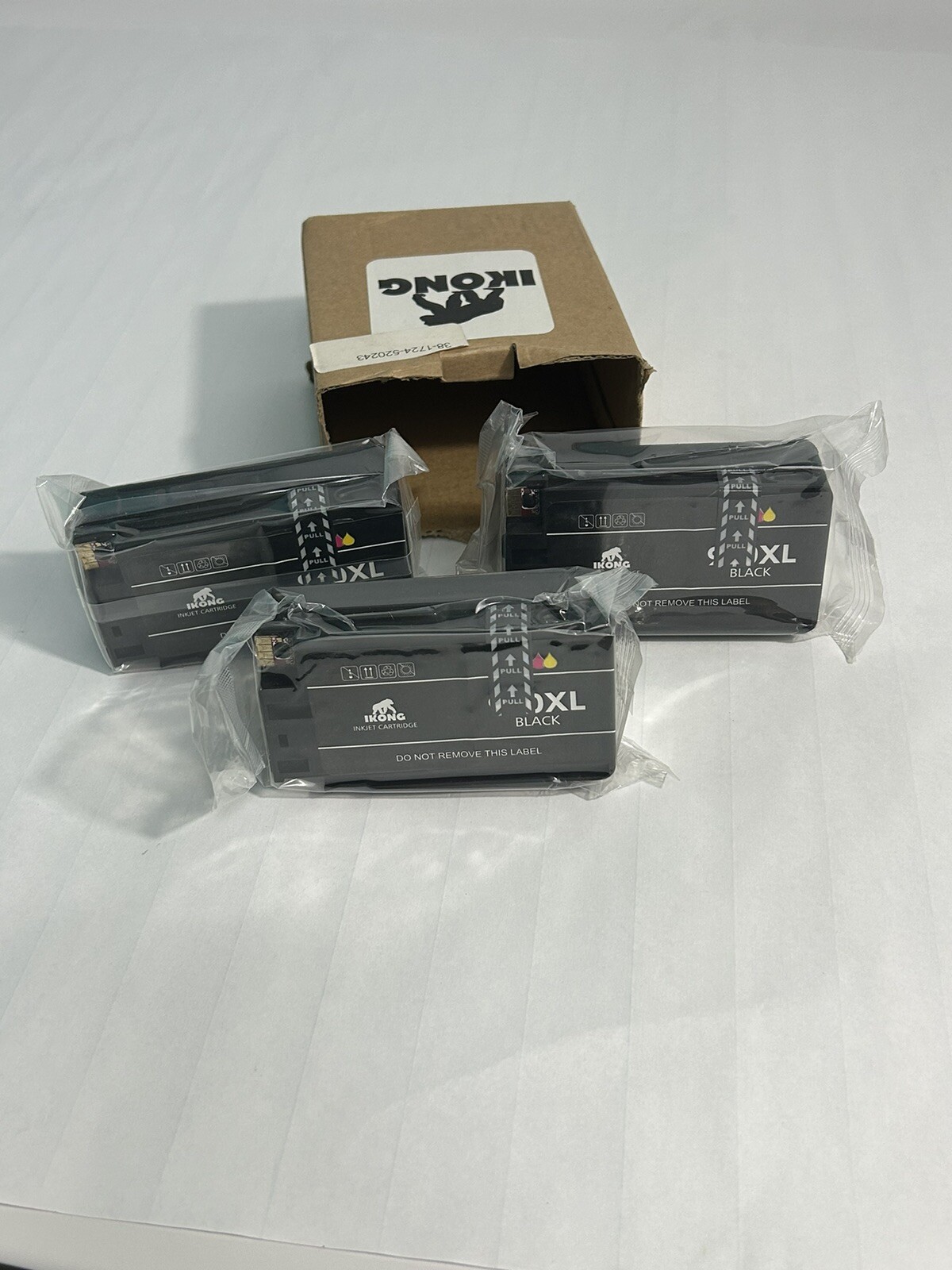 NEW 3 PACK IKONG 950XL Black Ink Cartridges