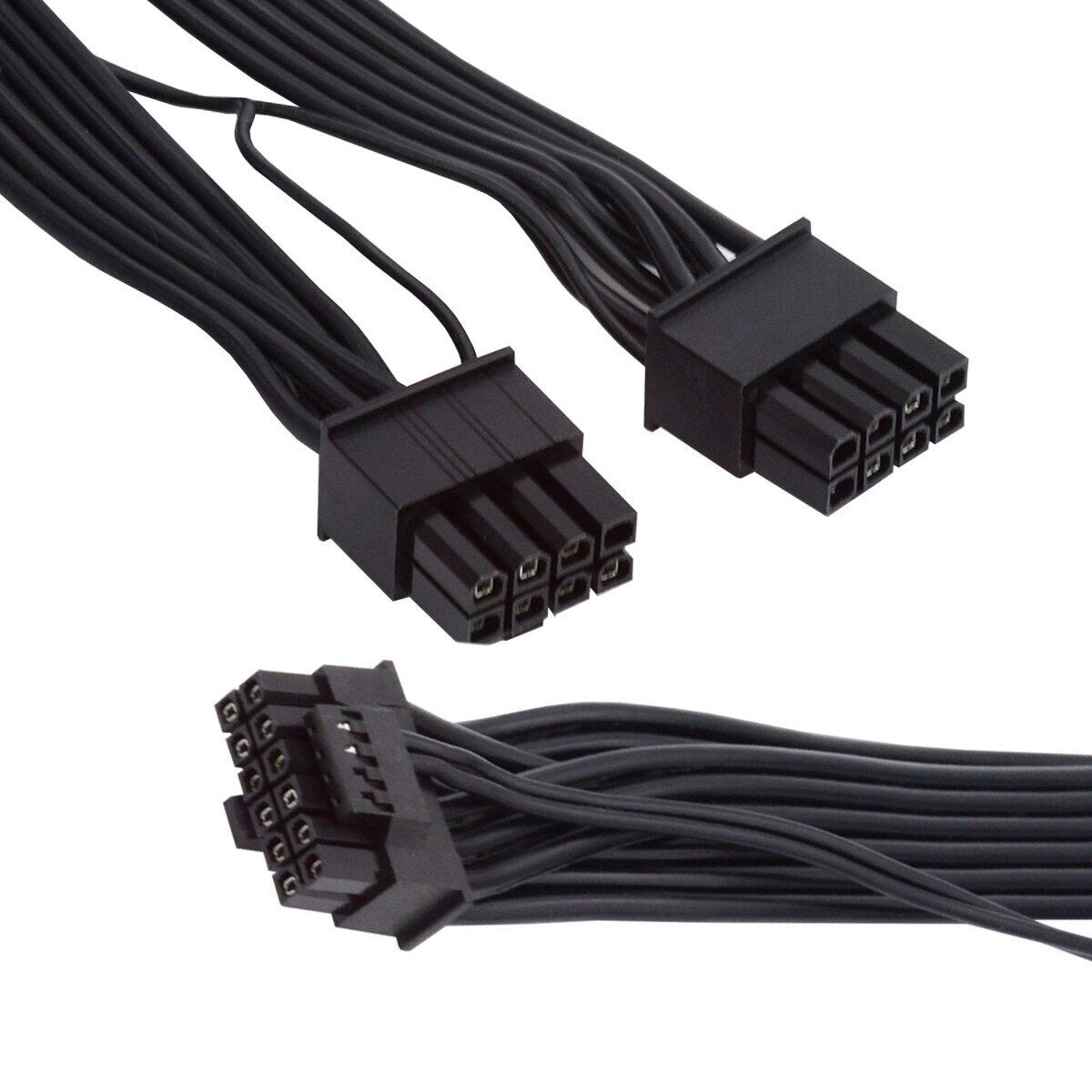CY 12VHPWR ATX3.0 PCI-E 5.0 Power Modular Cable to Dual ATX 8Pin for 3080 3090TI