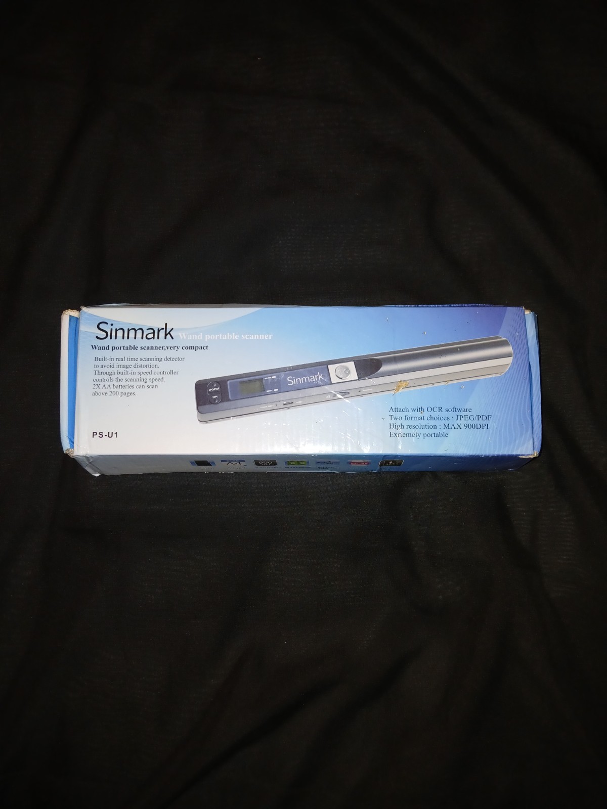 Sinmark Wand Portable Scanner Compact PS-U1 Blue