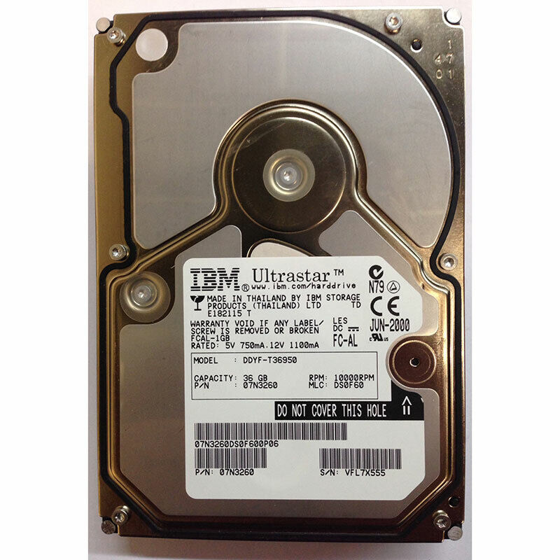 07N3260 - IBM 36GB 10K RPM FC  3.5