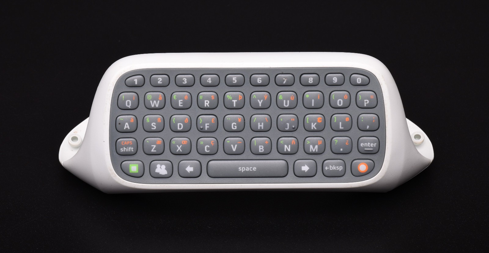 Microsoft Xbox 360 Chatpad Keyboard Authentic OEM White Tested