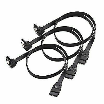 Cable Matters 90 Degree Right Angle 6.0 Gbps 1.5ft SATA III Cable - Pack of 3