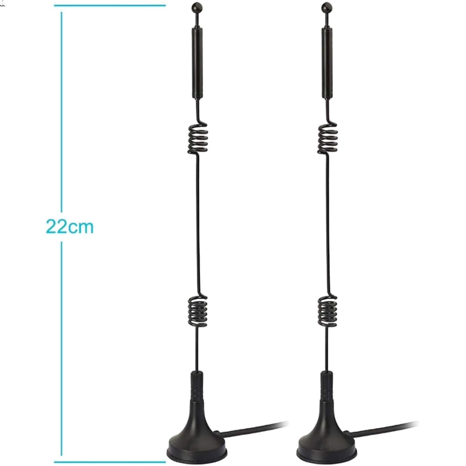 Dual Band WiFi 2.4GHz 5GHz 5.8GHz 9dBi Magnetic Base MIMO RP-SMA Male Antenna...