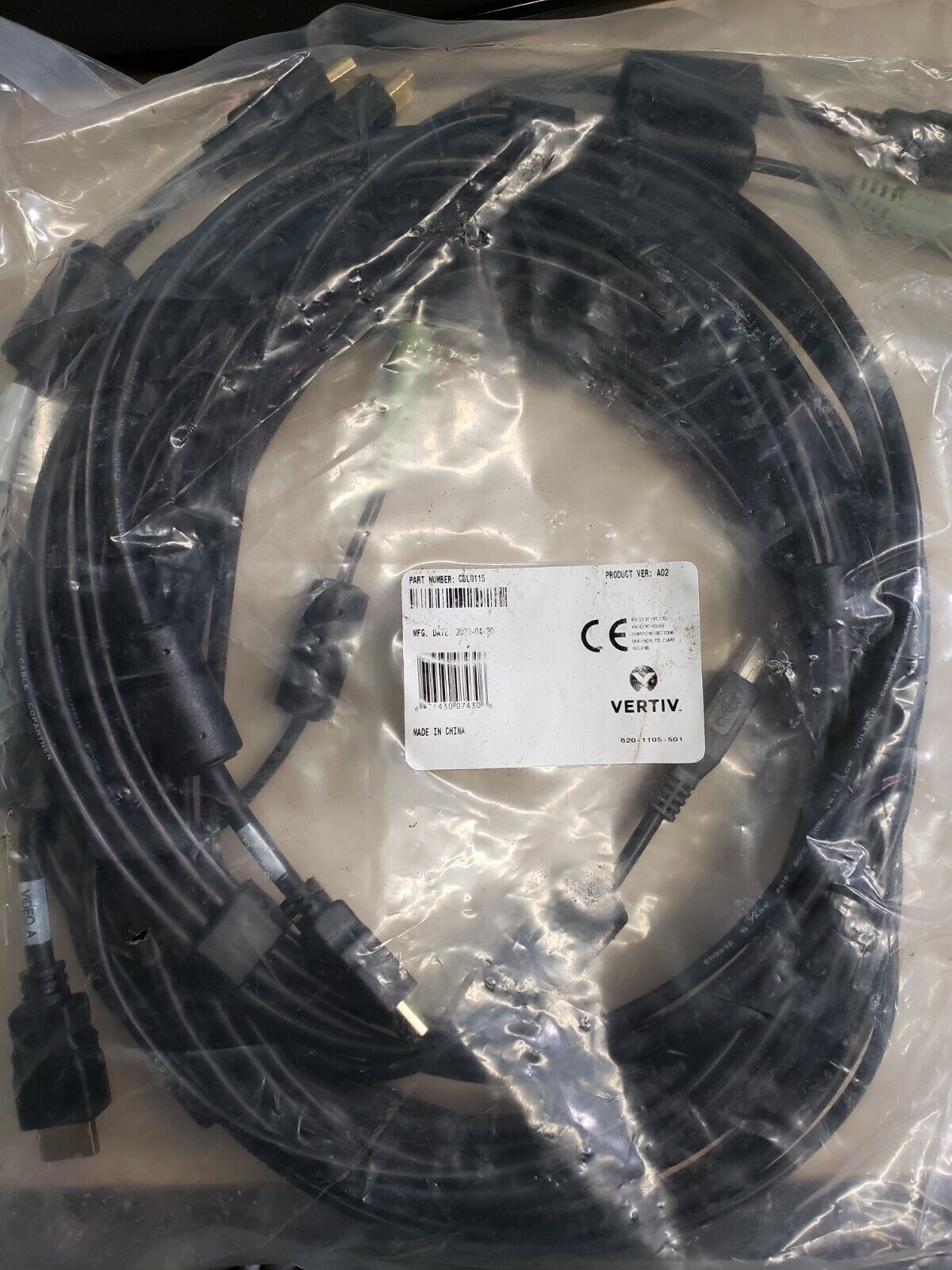 Vertiv Avocent CBL0115 KVM Cable - 6ft #K153