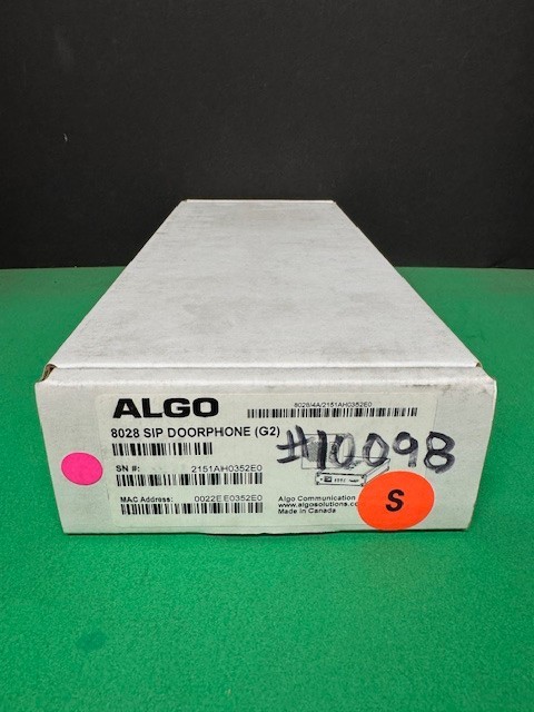 Algo Communications 8028 SIP Doorphone Intercom PoE+ Gen2