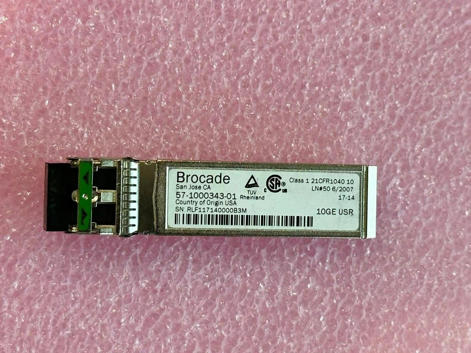Brocade 57-1000343-01 10G-SFP-USR 10Gbase-USR 850nm MMF