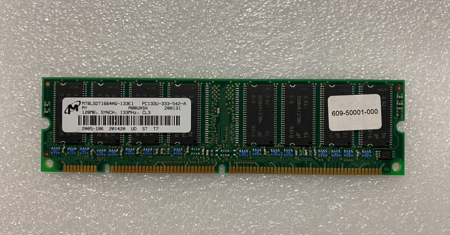 Vintage & New 128MB PC133U-333 NON-ECC SDRAM MT8LSDT1664AG-133E1 168PIN UDIMM